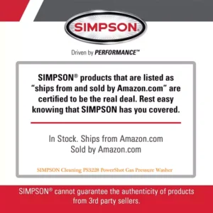 best Simpson Pressure Washer 3200 PSI